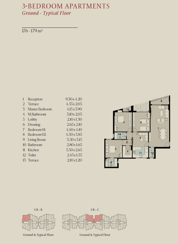 Floor Plan - كمبوند ذا بروكس القاهرة الجديدة PRE للتطوير العقاري - The Brooks New Cairo