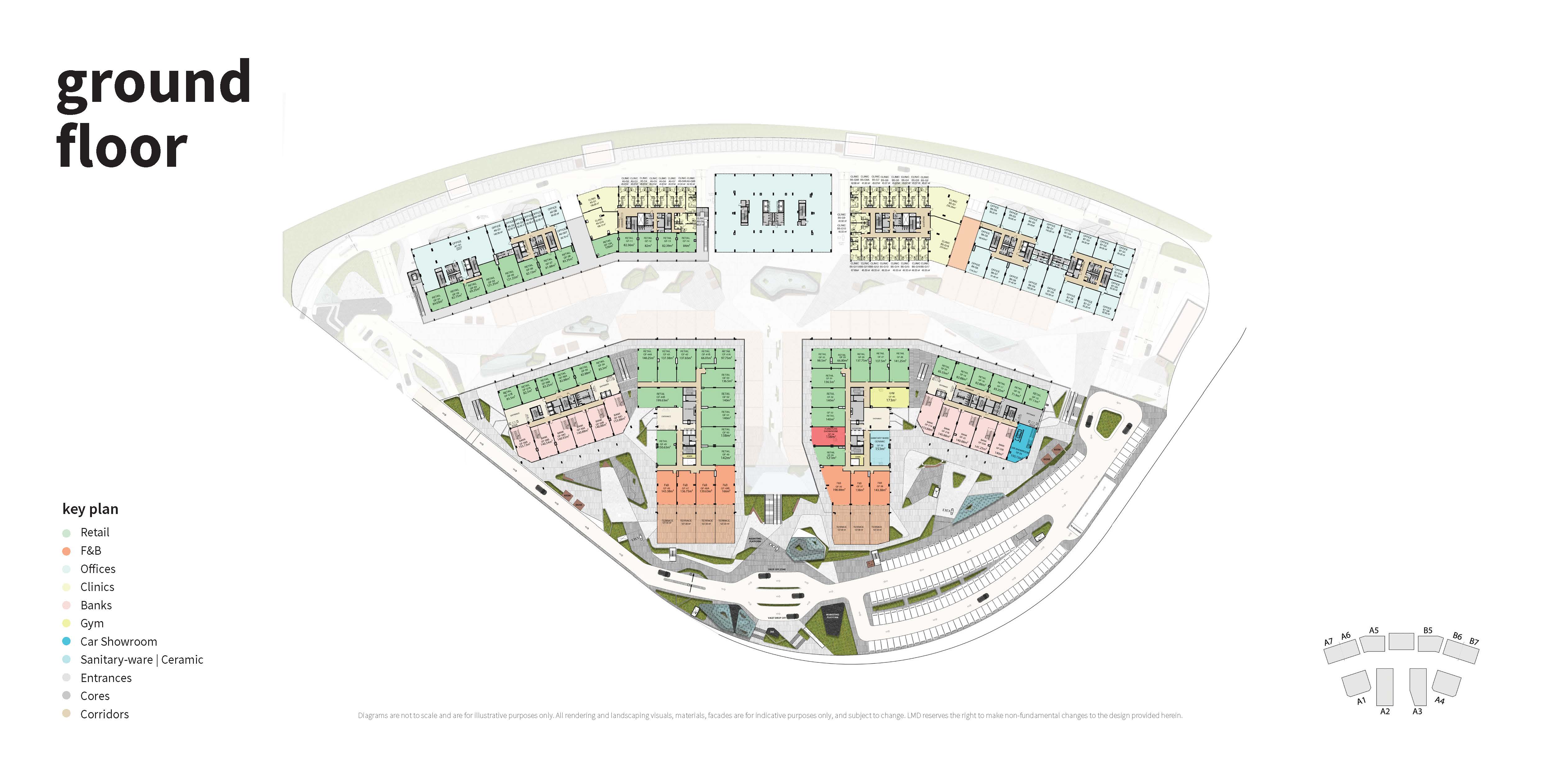 Plan 4 - Three Sixty Mall New Cairo Landmark Sabbour Development