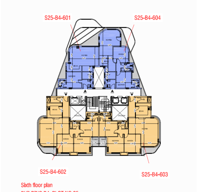 ذا فيوز- تراسيز بلوم فيلدز floor plan