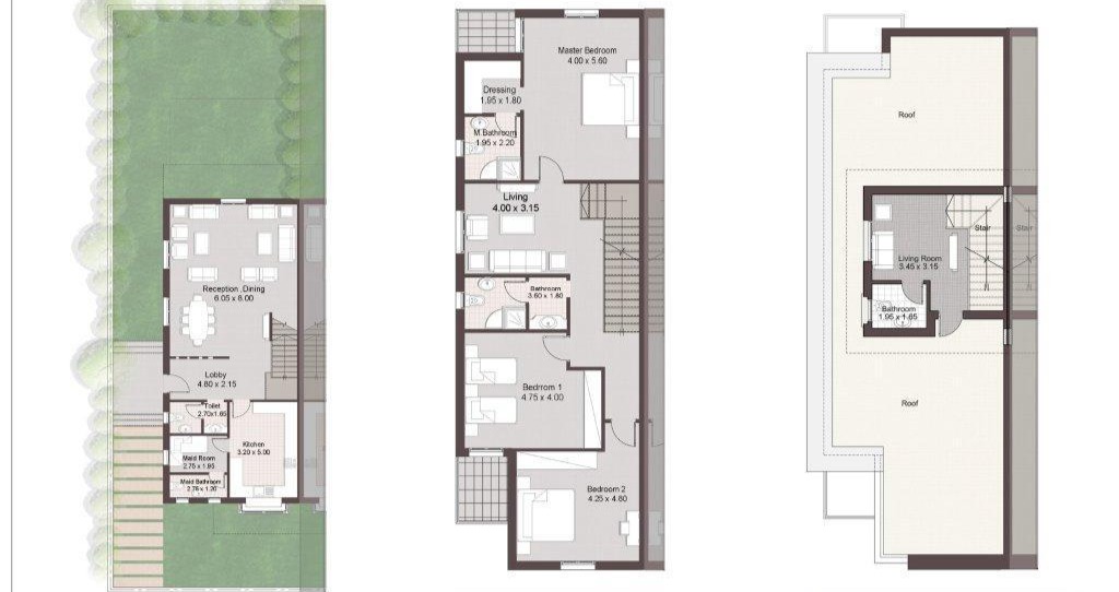 Floor Plan - Jedar Compound 6 October Iwan Developments