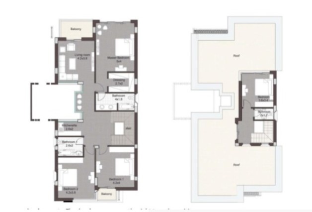 Floor Plan - Jedar Compound 6 October Iwan Developments