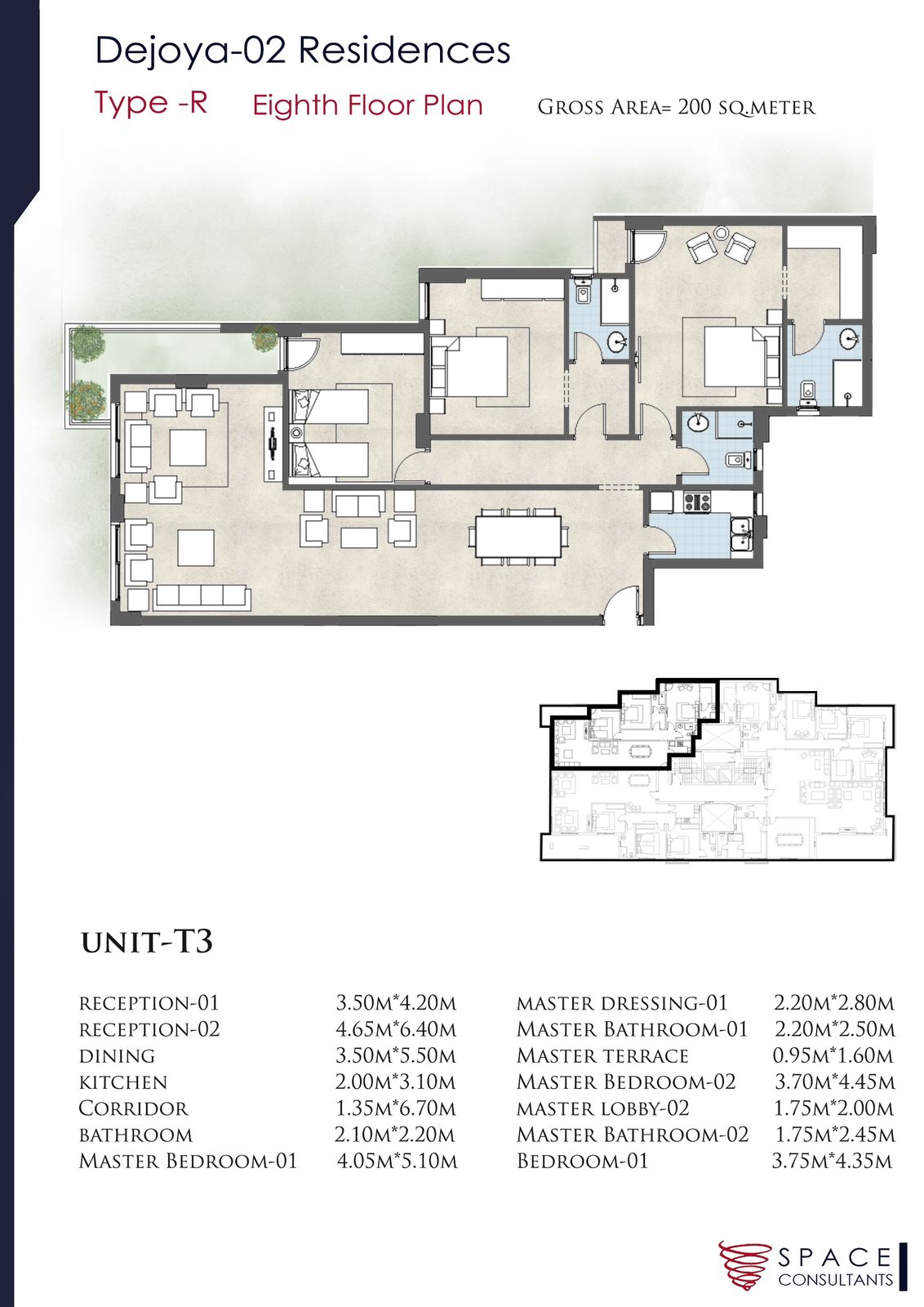 Floor Plan - كمبوند دي جويا 2 العاصمة الادارية الجديدة تاج مصر للتطوير العقاري - De joya 2 New Capital