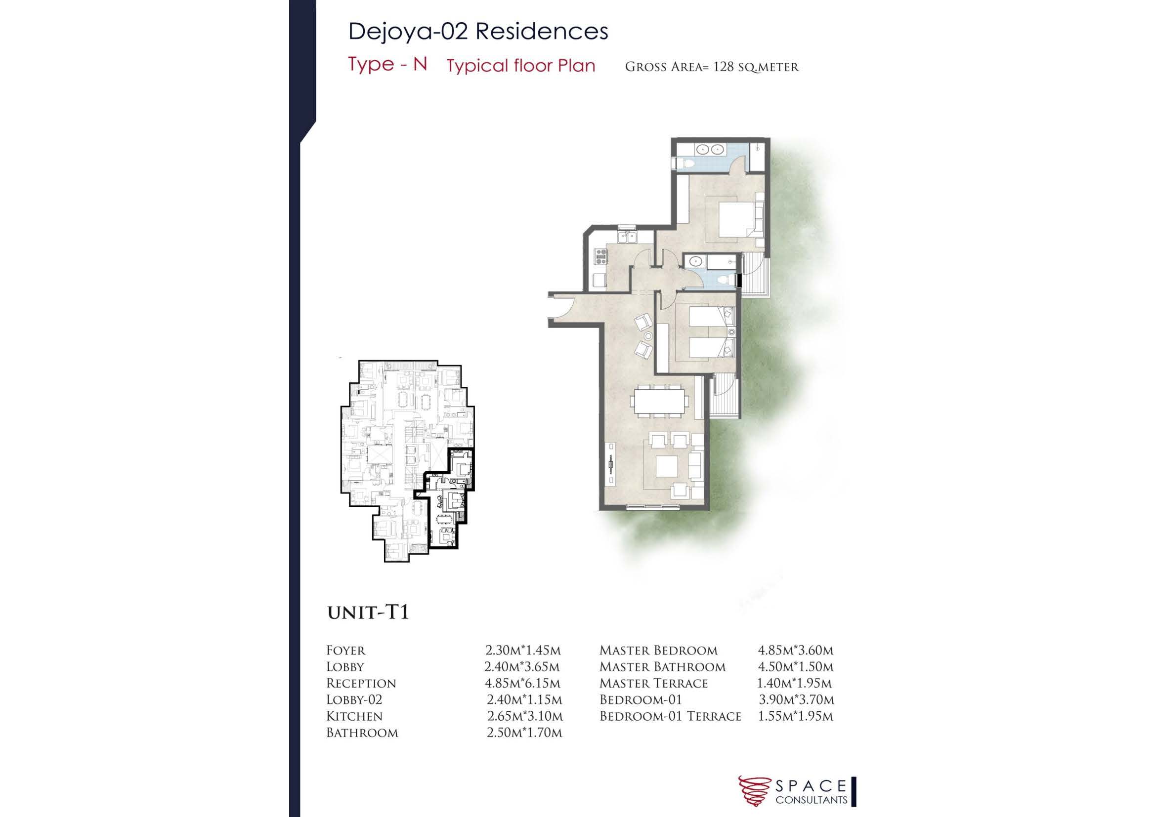 Floor Plan - كمبوند دي جويا 2 العاصمة الادارية الجديدة تاج مصر للتطوير العقاري - De joya 2 New Capital