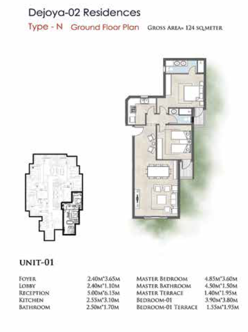 Floor Plan - كمبوند دي جويا 2 العاصمة الادارية الجديدة تاج مصر للتطوير العقاري - De joya 2 New Capital