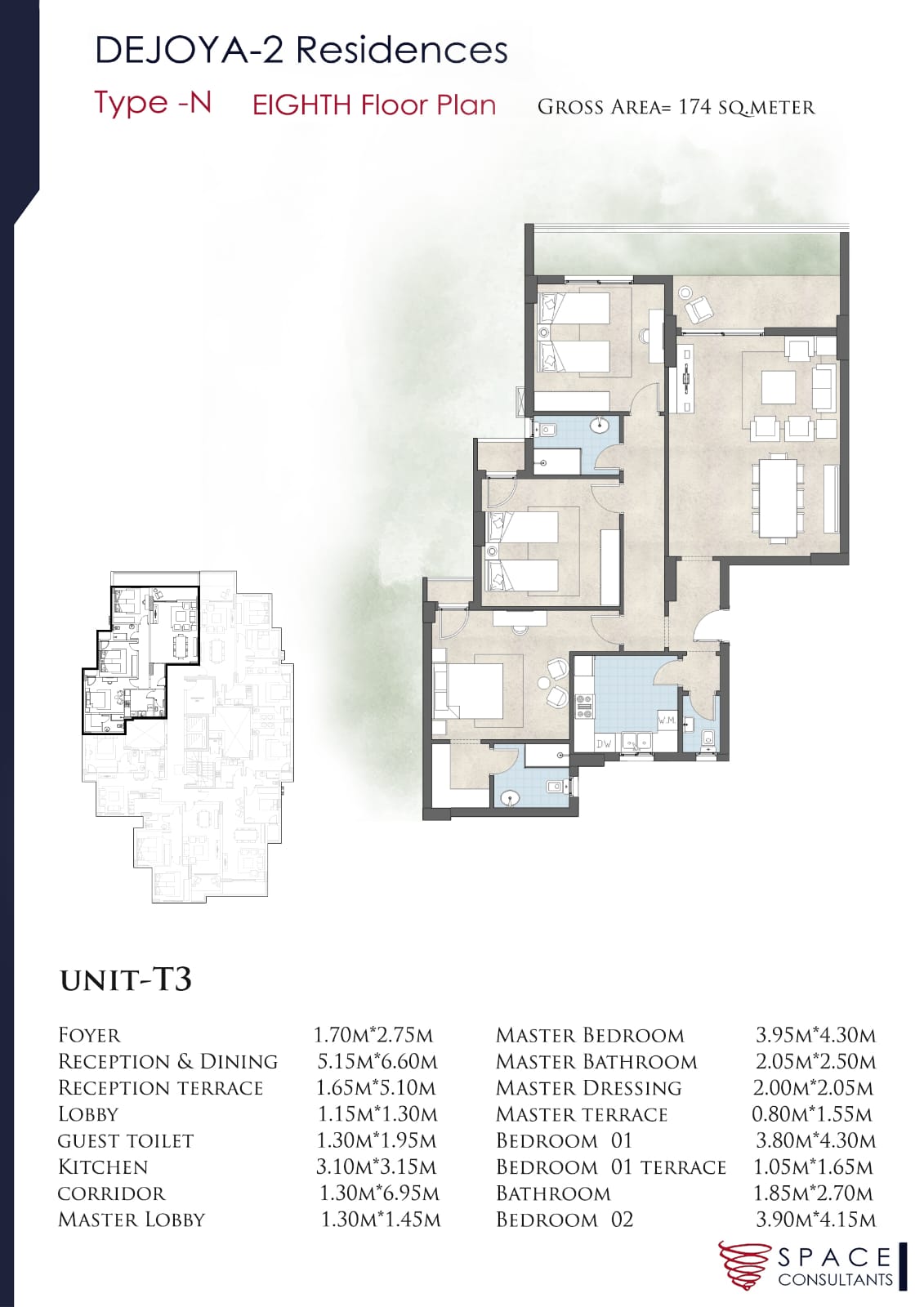 Floor Plan - كمبوند دي جويا 2 العاصمة الادارية الجديدة تاج مصر للتطوير العقاري - De joya 2 New Capital