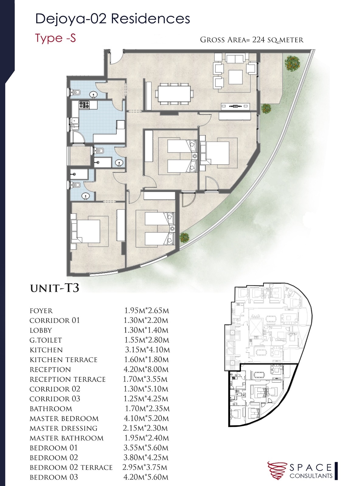 Floor Plan - كمبوند دي جويا 2 العاصمة الادارية الجديدة تاج مصر للتطوير العقاري - De joya 2 New Capital