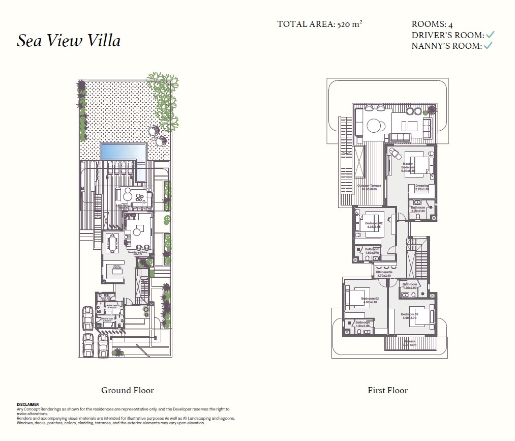 Floor Plan - زويا غزالة باي الساحل الشمالي لاند مارك صبور للتطوير العقاري - Zoya Ghazala Bay