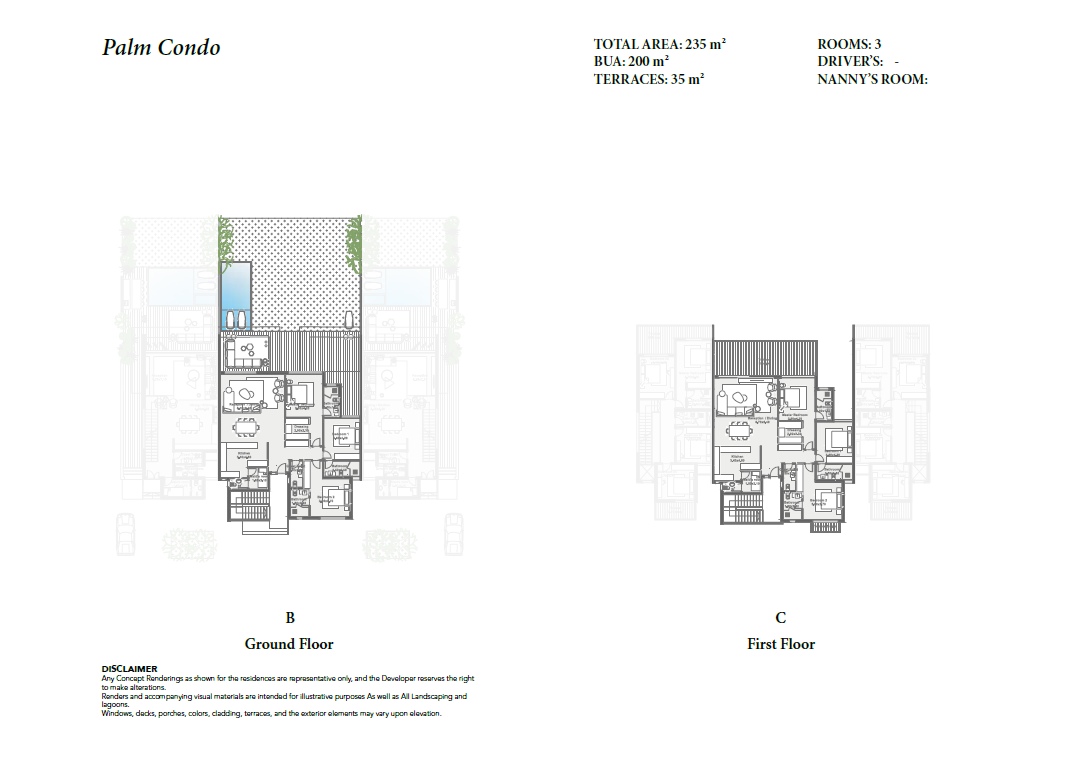 Floor Plan - Zoya Ghazala Bay North Coast Landmark Sabbour
