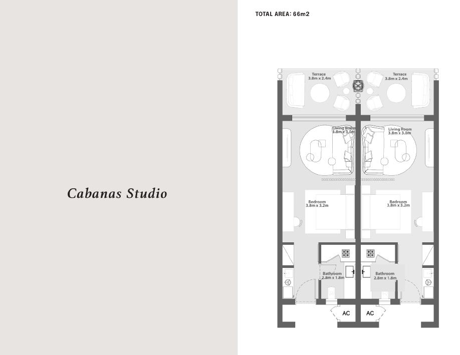 Floor Plan - زويا غزالة باي الساحل الشمالي لاند مارك صبور للتطوير العقاري - Zoya Ghazala Bay
