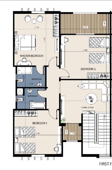 Floor Plan - Bungalows North Coast Arabia Group