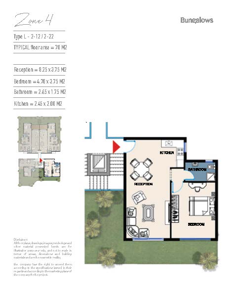 Plan 6 - Bungalows North Coast Arabia Group