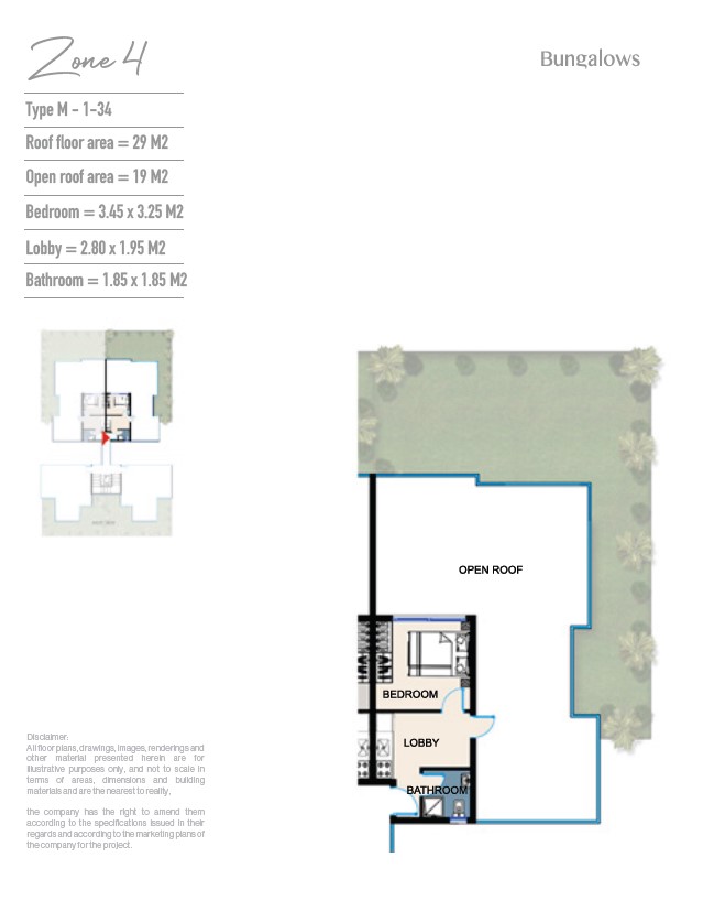 Plan 2 - Bungalows North Coast Arabia Group