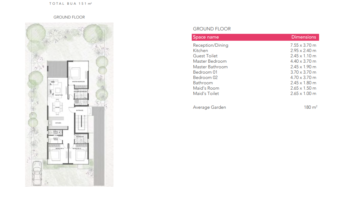 Floor Plan - The Cribs Jefaira North Coast Inertia Egypt Development