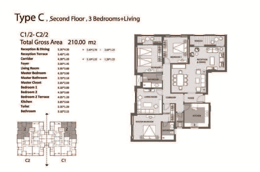 Plan 18 - De Joya 3 Compound New Capital Taj Misr Development