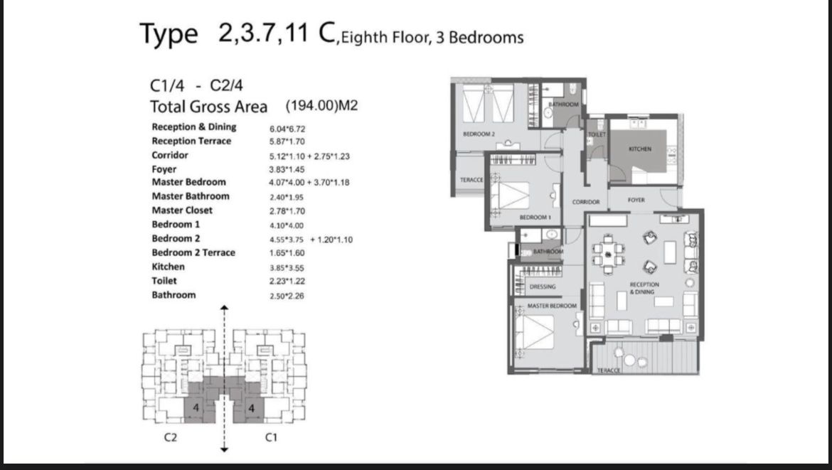 Floor Plan - De Joya 3 Compound New Capital Taj Misr Development