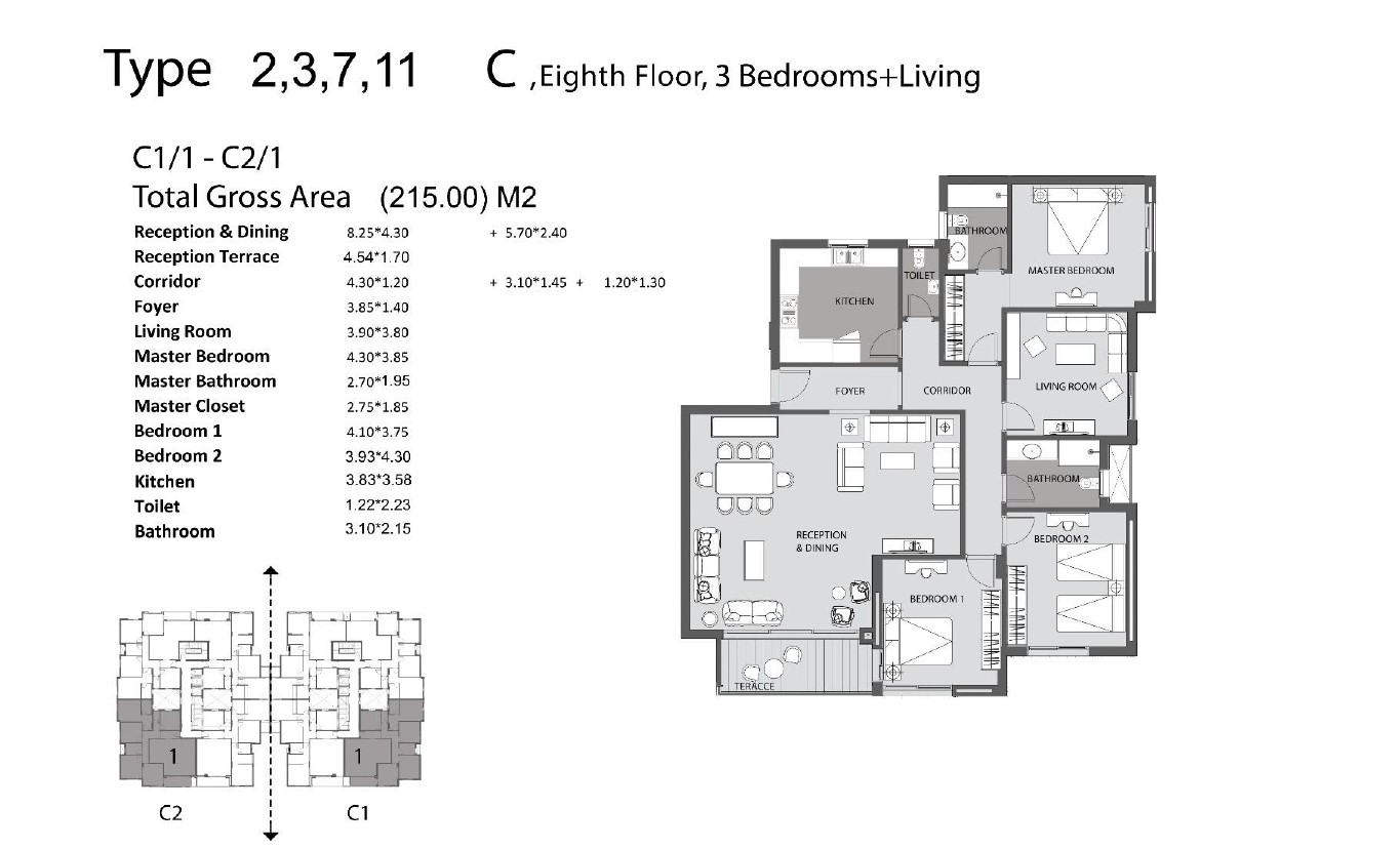 Plan 19 - De Joya 3 Compound New Capital Taj Misr Development