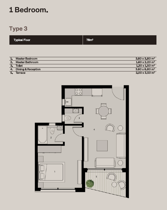 Plan 20 - The Median Residence New Cairo Ezan Development