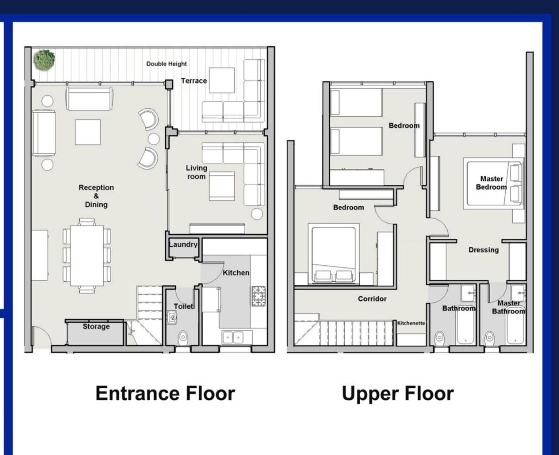 Floor Plan - The Median Residence New Cairo Ezan Development