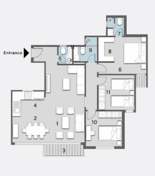 Floor Plan - كمبوند استر التجمع الخامس تايمز للتطوير العقاري - Aster New Cairo