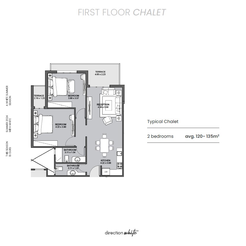 Floor Plan - Direction White North Coast Arabella Development