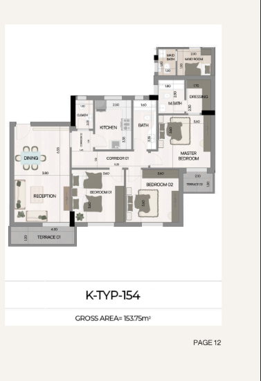 Floor Plan - Venia New Capital Gates Development