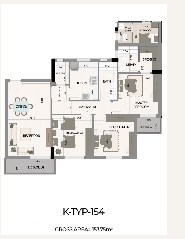 Floor Plan - Venia New Capital Gates Development