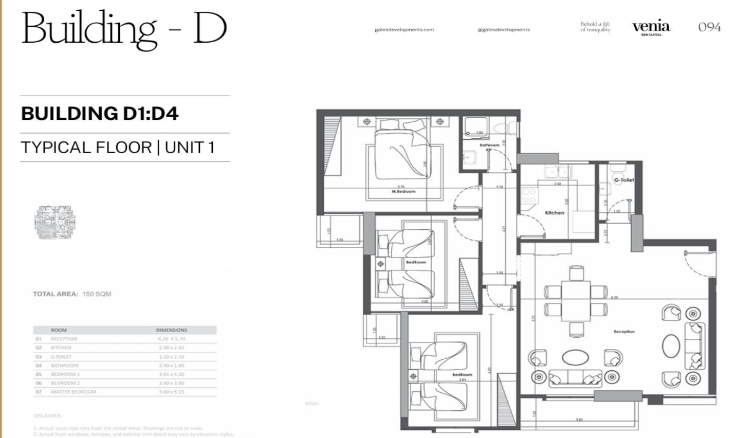 Floor Plan - Venia New Capital Gates Development