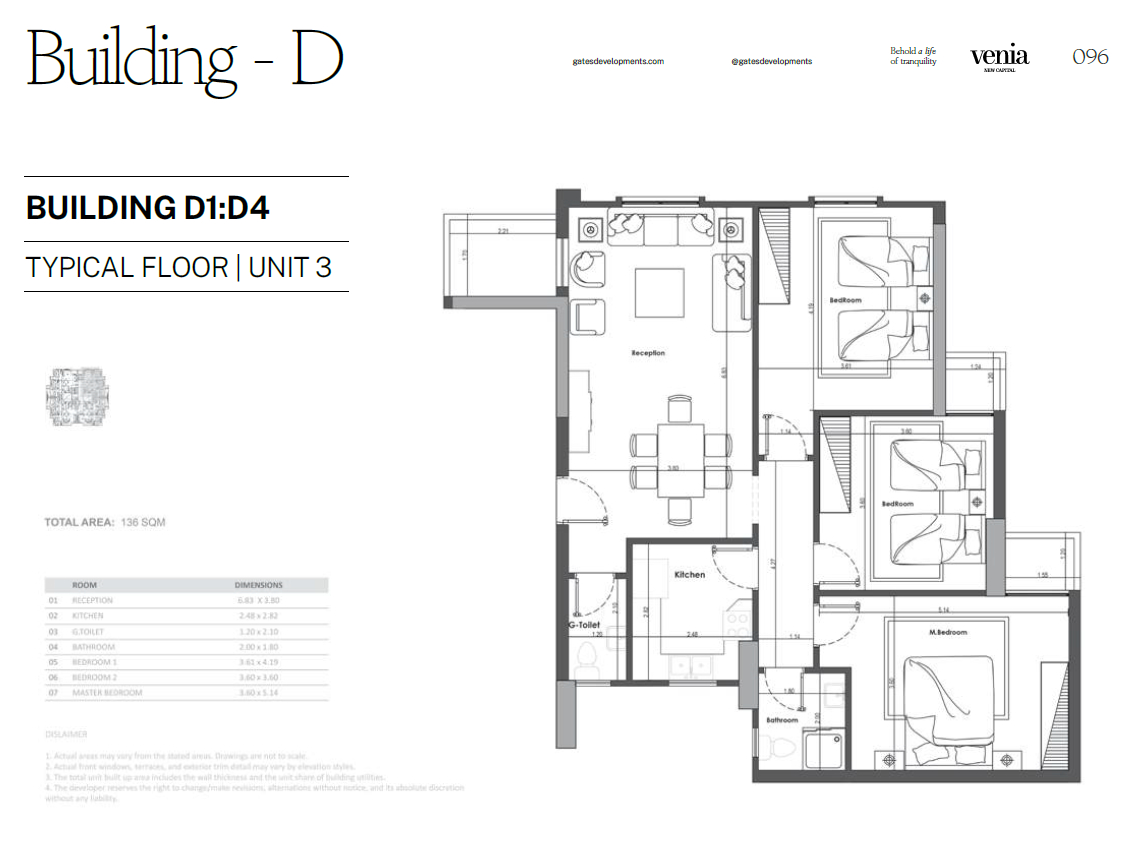 Floor Plan - Venia New Capital Gates Development