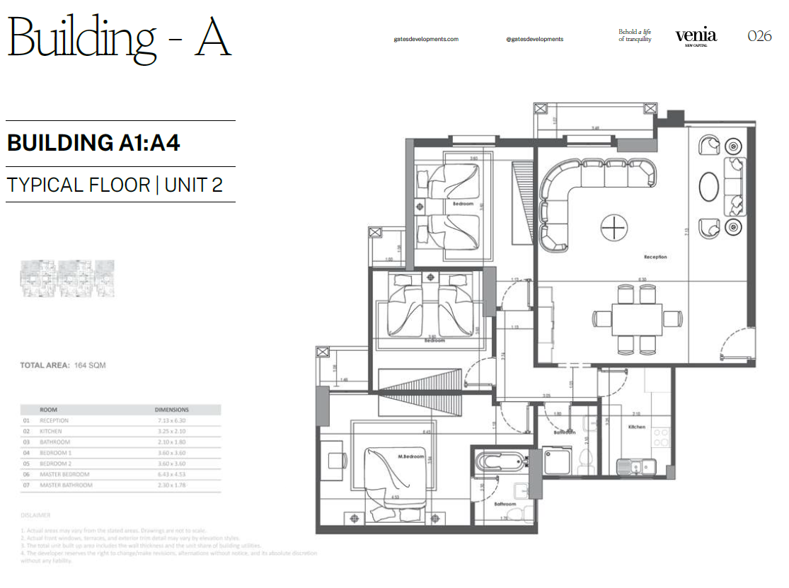 Floor Plan - Venia New Capital Gates Development