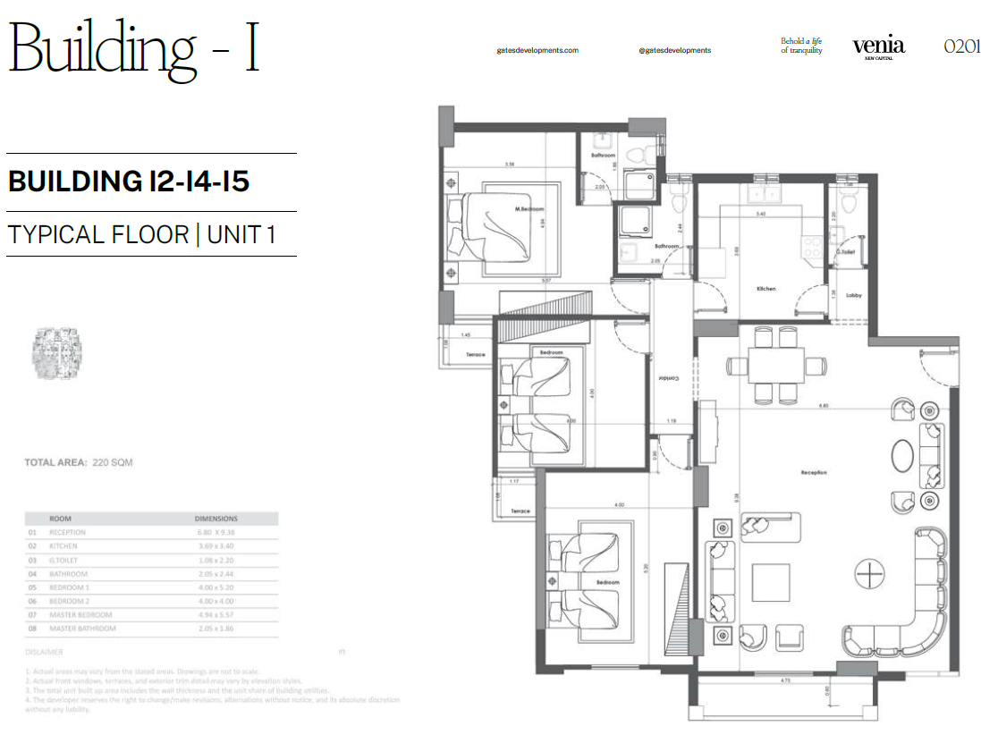Floor Plan - Venia New Capital Gates Development