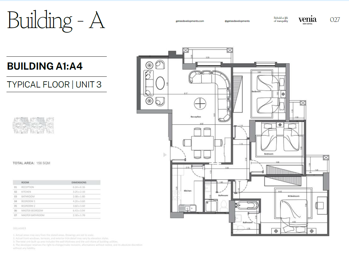 Floor Plan - Venia New Capital Gates Development