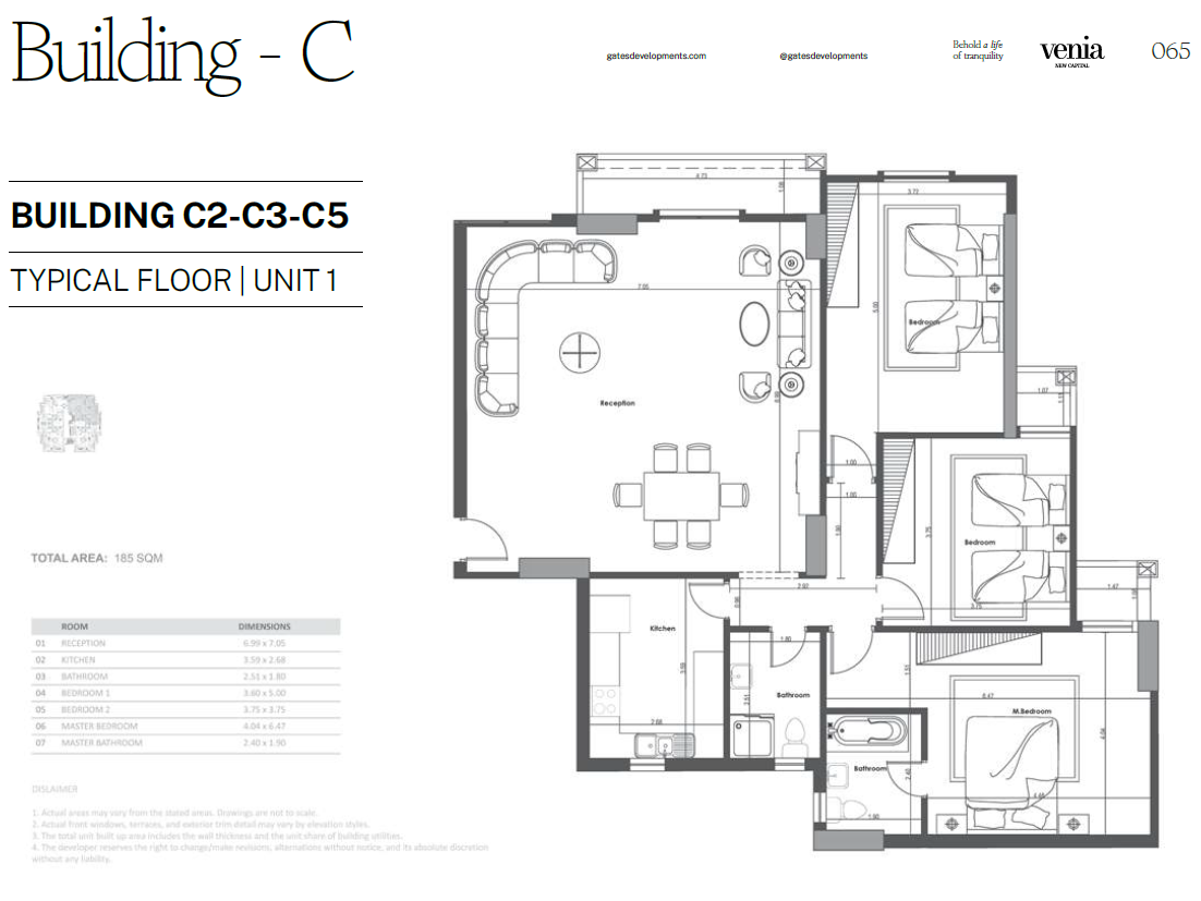 Floor Plan - Venia New Capital Gates Development