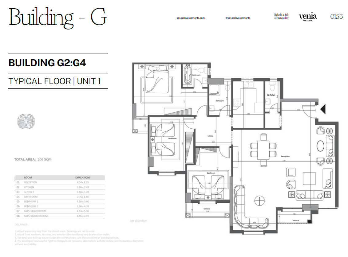 Floor Plan - Venia New Capital Gates Development