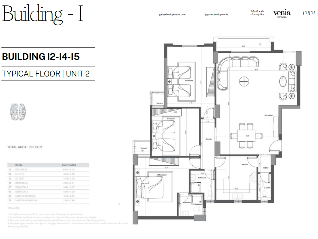 Floor Plan - Venia New Capital Gates Development