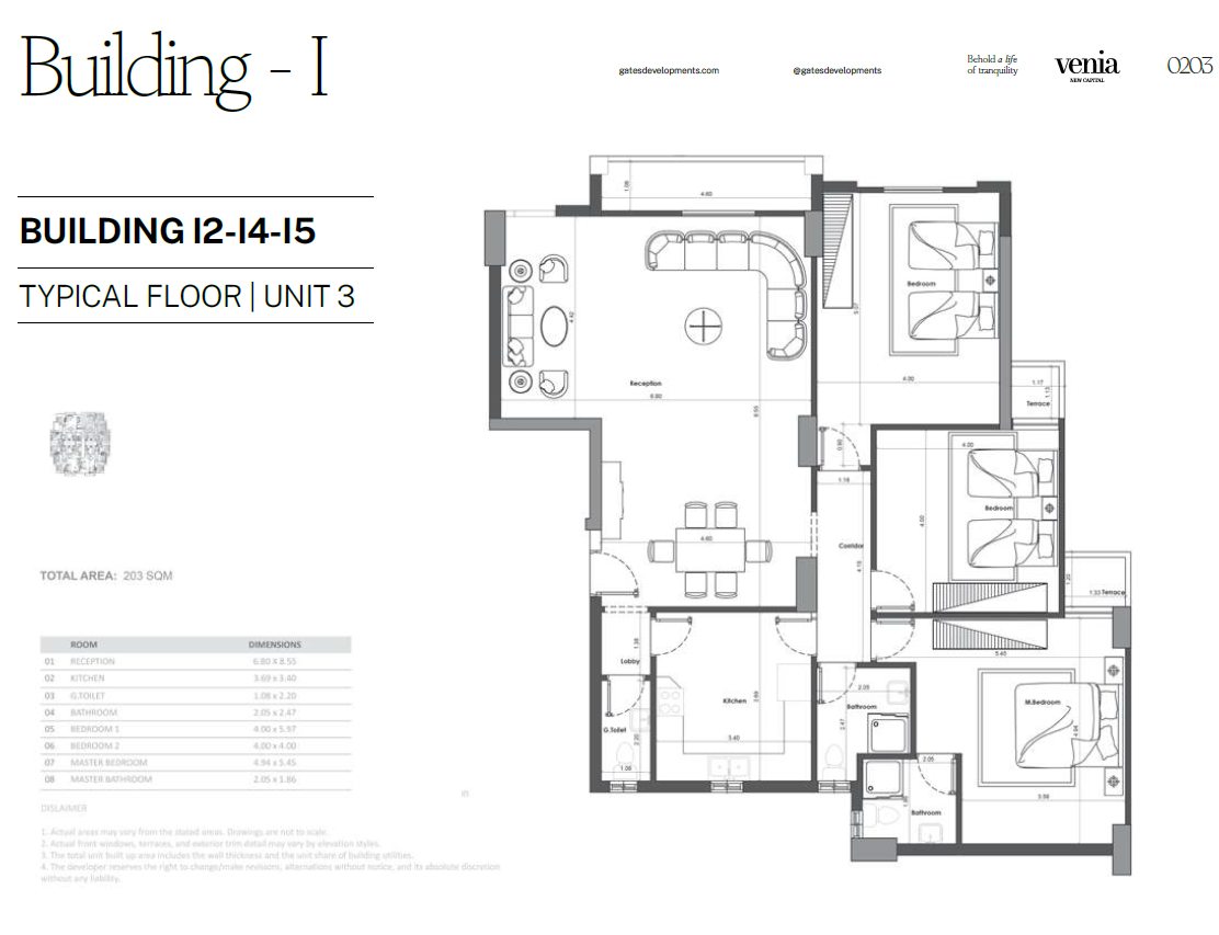 Floor Plan - Venia New Capital Gates Development