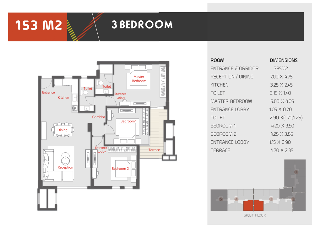 Floor Plan - كمبوند الكارما كي الشيخ زايد كارما كونستركشن - Al Karma Key Sheikh Zayed