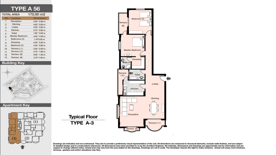 Floor Plan - كمبوند ديار 2 السادس من أكتوبر التعمير للتطوير العقاري - Diar 2 Compound 6 October