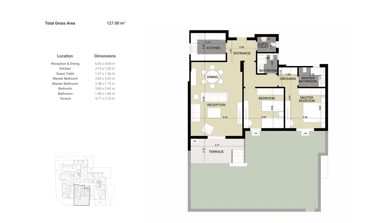 Plan 6 - Diar 2 Compound 6 October Al Tameer Real Estate