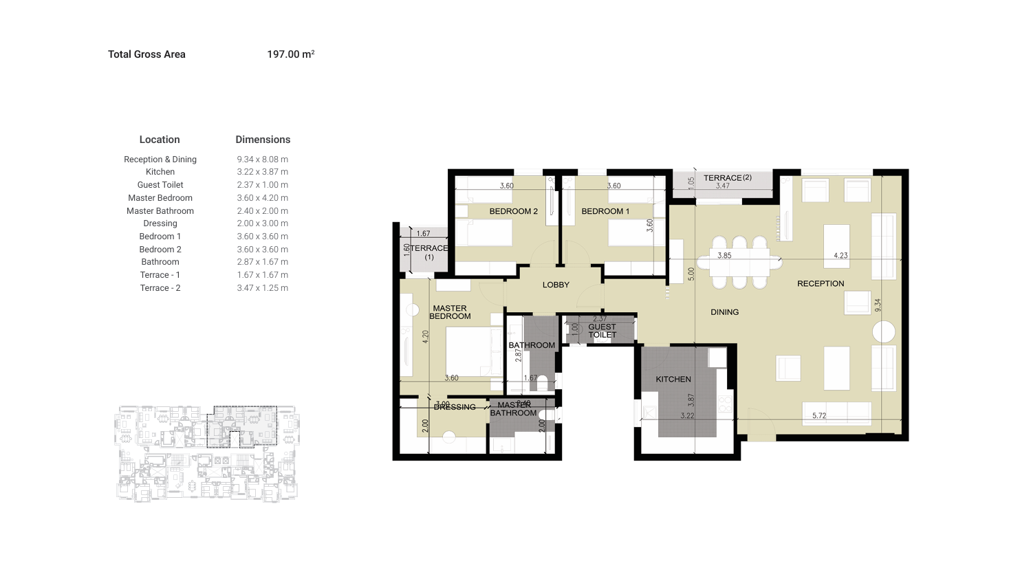 Plan 13 - Diar 2 Compound 6 October Al Tameer Real Estate