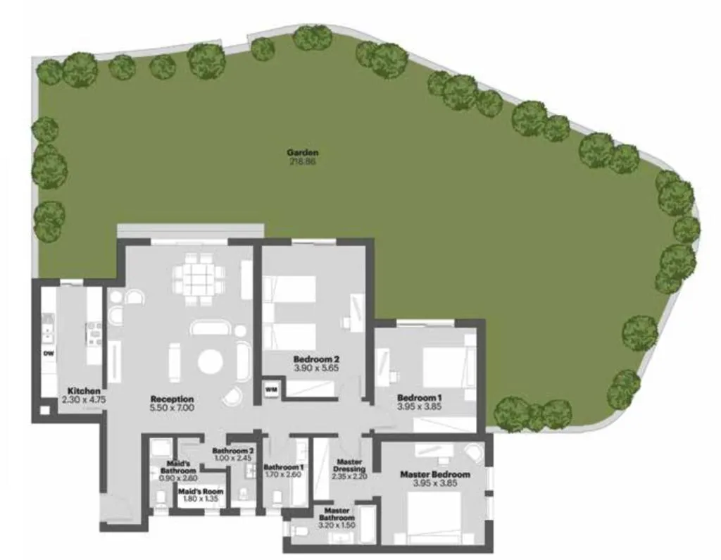 Apartment - كمبوند كايرو فيستيفال سيتي القاهرة الجديدة الفطيم للتطوير العقاري - Cairo Festival City New Cairo Compound