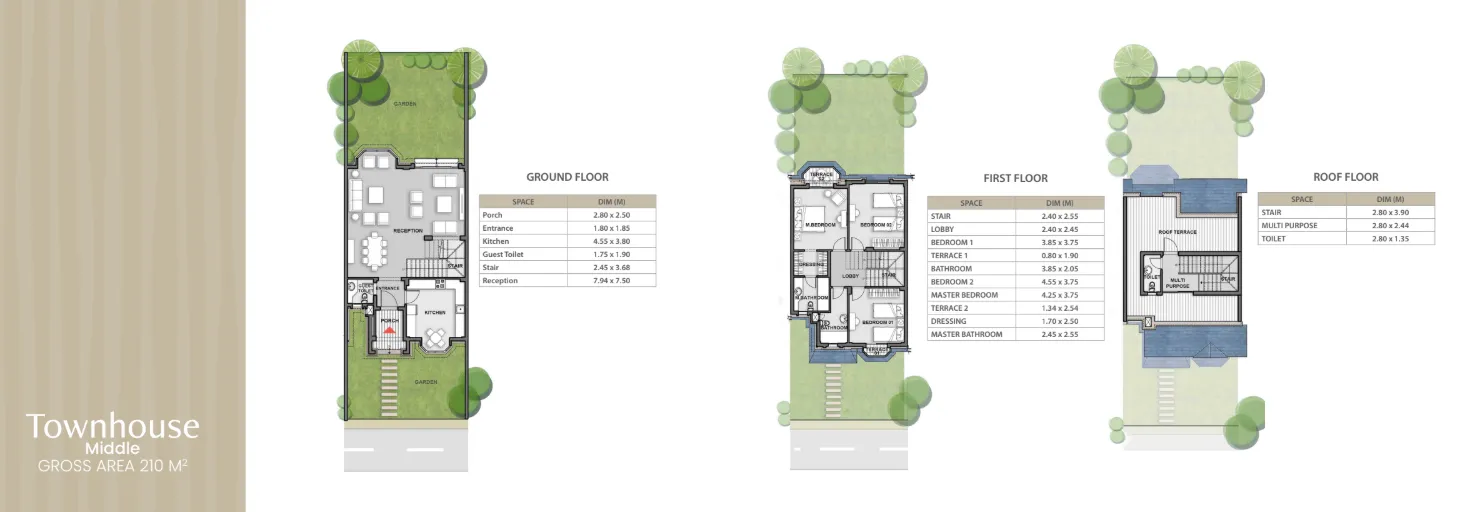 Townhouse - ماونتن فيو جيزة بلاتوه 6 اكتوبر - Mountain View Giza Plateau