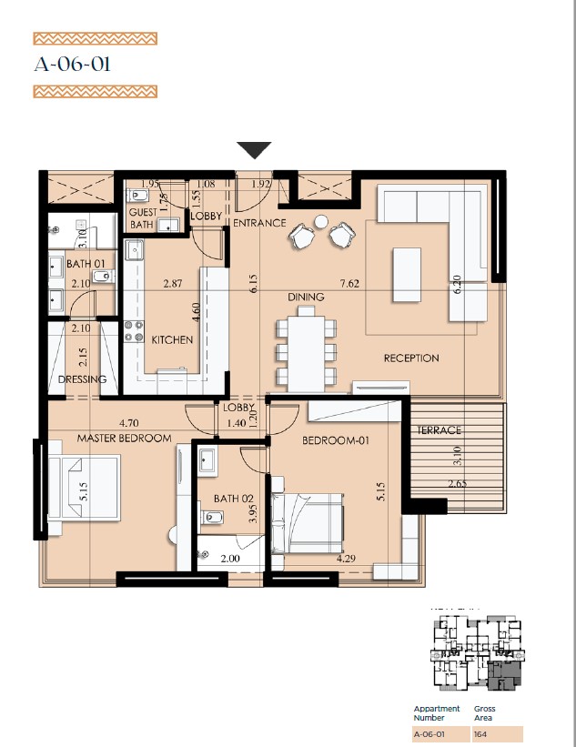 كانال ووك ايلاند floor plan