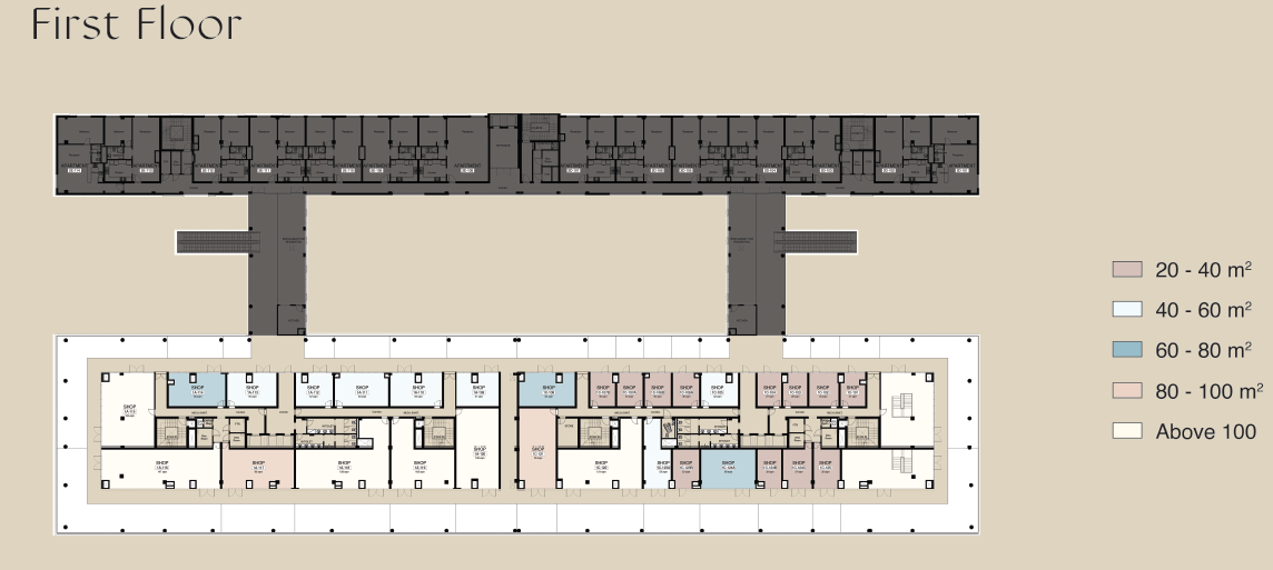 Floor Plan - Capital Avenue New Capital Mall SKY AD. Developments