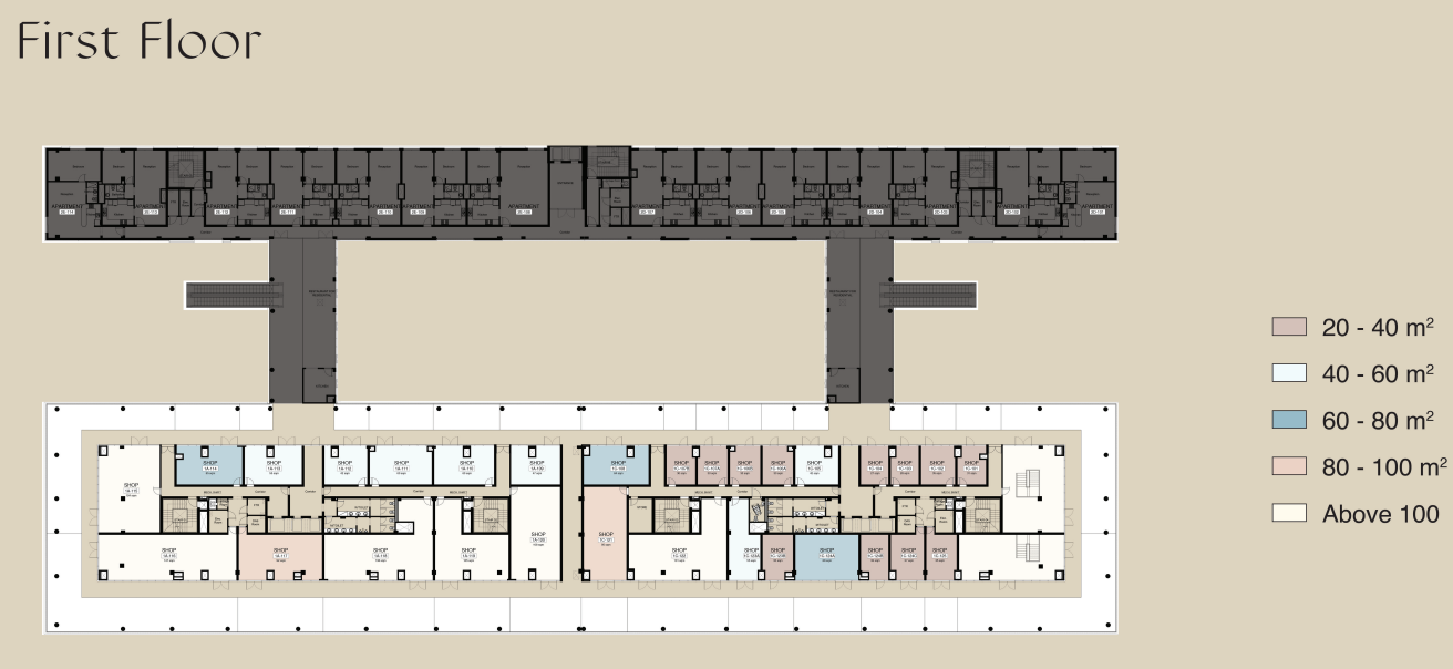 Floor Plan - Capital Avenue New Capital Mall SKY AD. Developments
