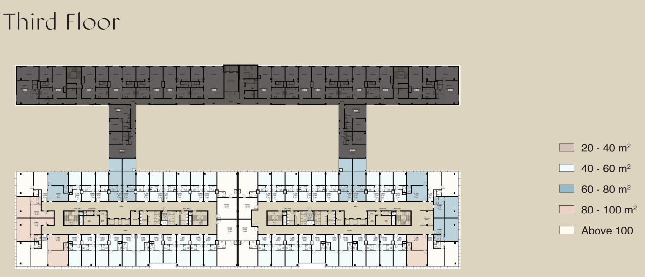Floor Plan - Capital Avenue New Capital Mall SKY AD. Developments