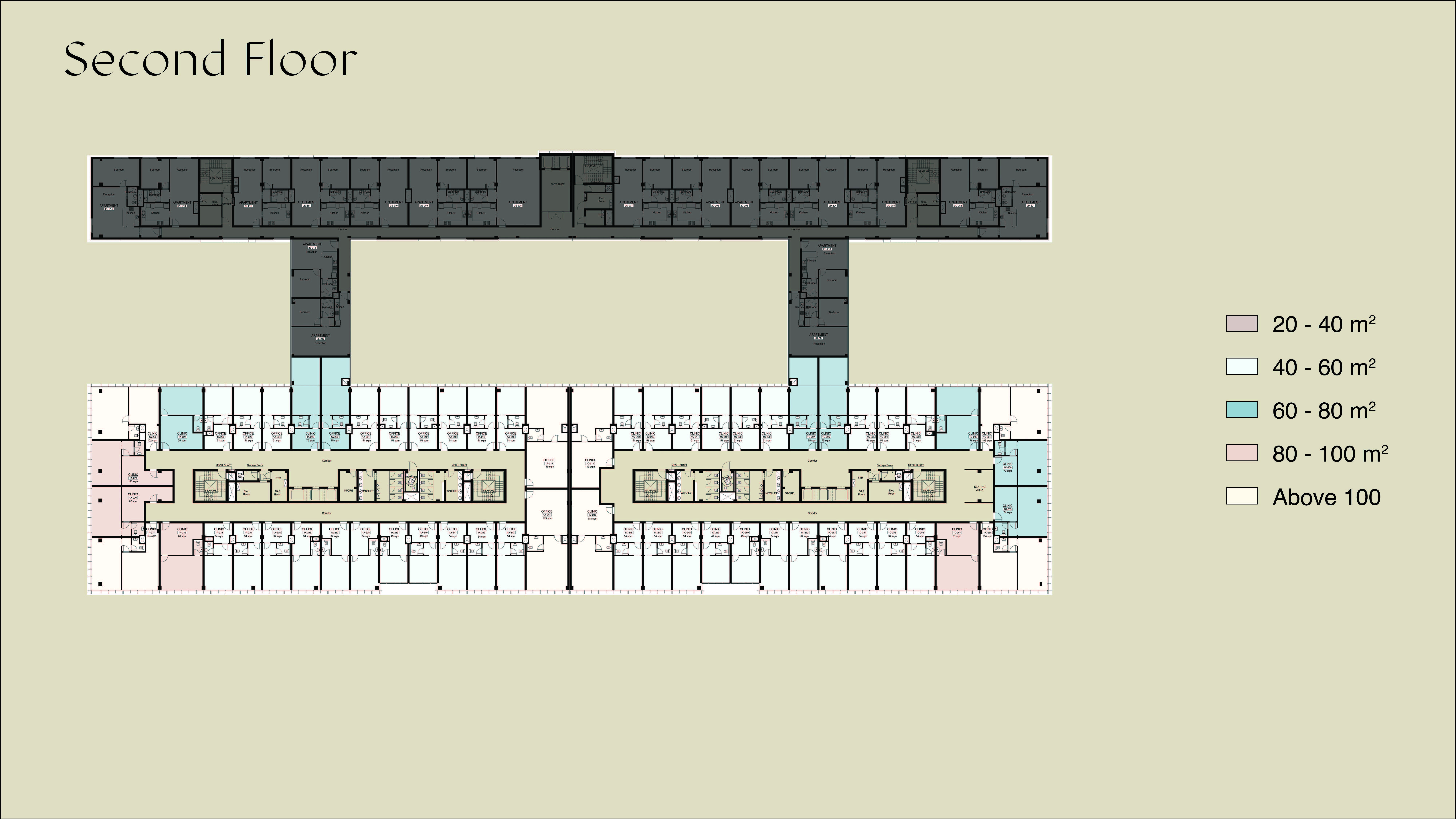 Floor Plan - مول كابيتال افينيو العاصمة الإدارية الجديدة سكاي ابو ظبي للتطوير العقاري - Capital Avenue New Capital Mall