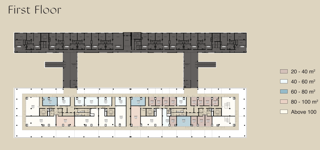 Floor Plan - مول كابيتال افينيو العاصمة الإدارية الجديدة سكاي ابو ظبي للتطوير العقاري - Capital Avenue New Capital Mall