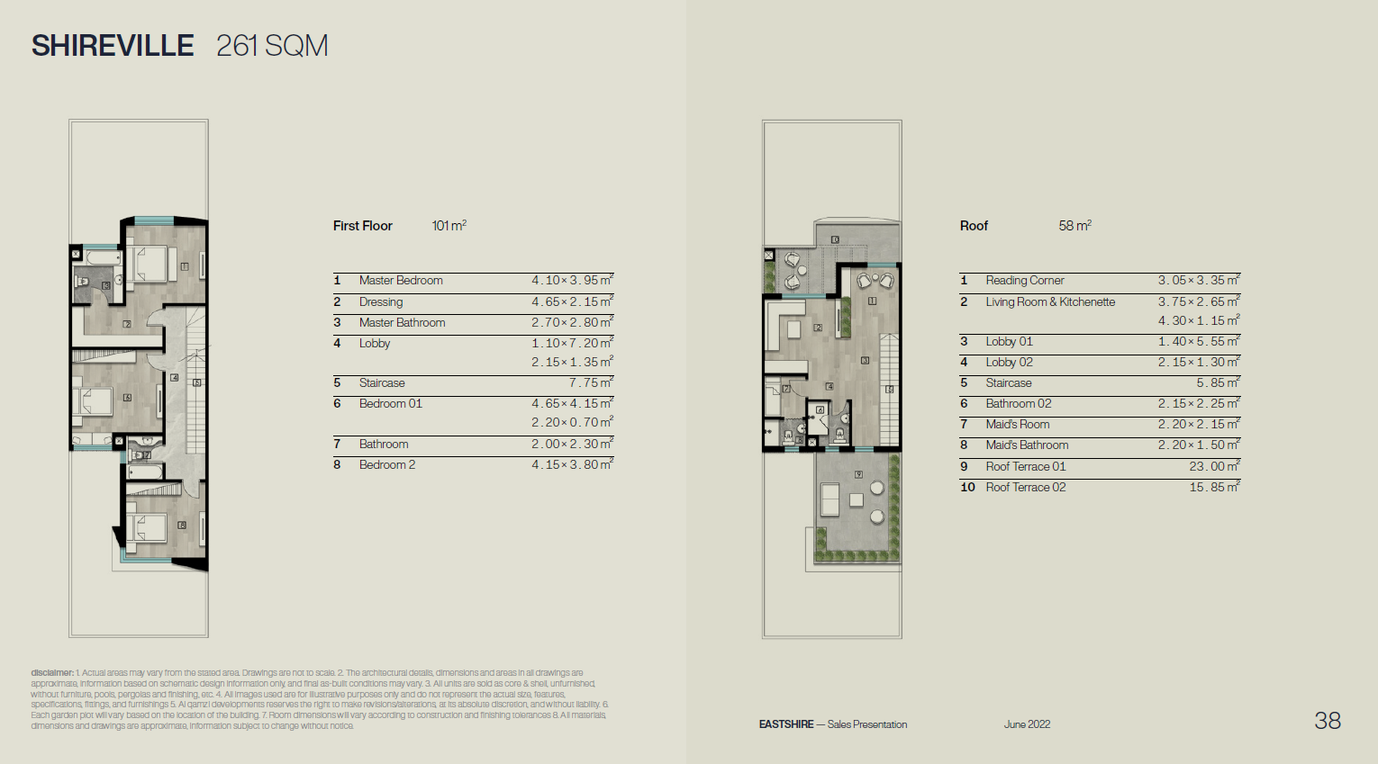 Floor Plan - Eastshire New Cairo Compound AlQamzi Developments