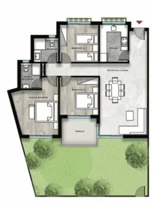 Penthouse - اركس مول القاهرة الجديدة كيان للتطوير العقاري - Arx Mall New Cairo