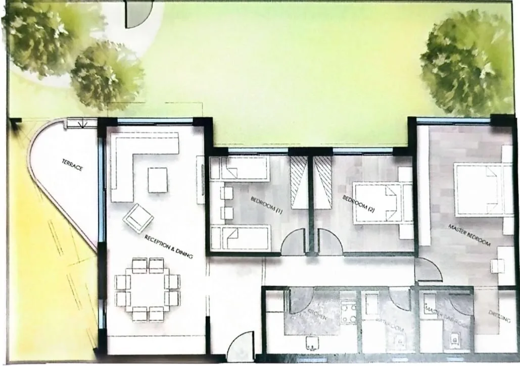 Penthouse - اركس مول القاهرة الجديدة كيان للتطوير العقاري - Arx Mall New Cairo